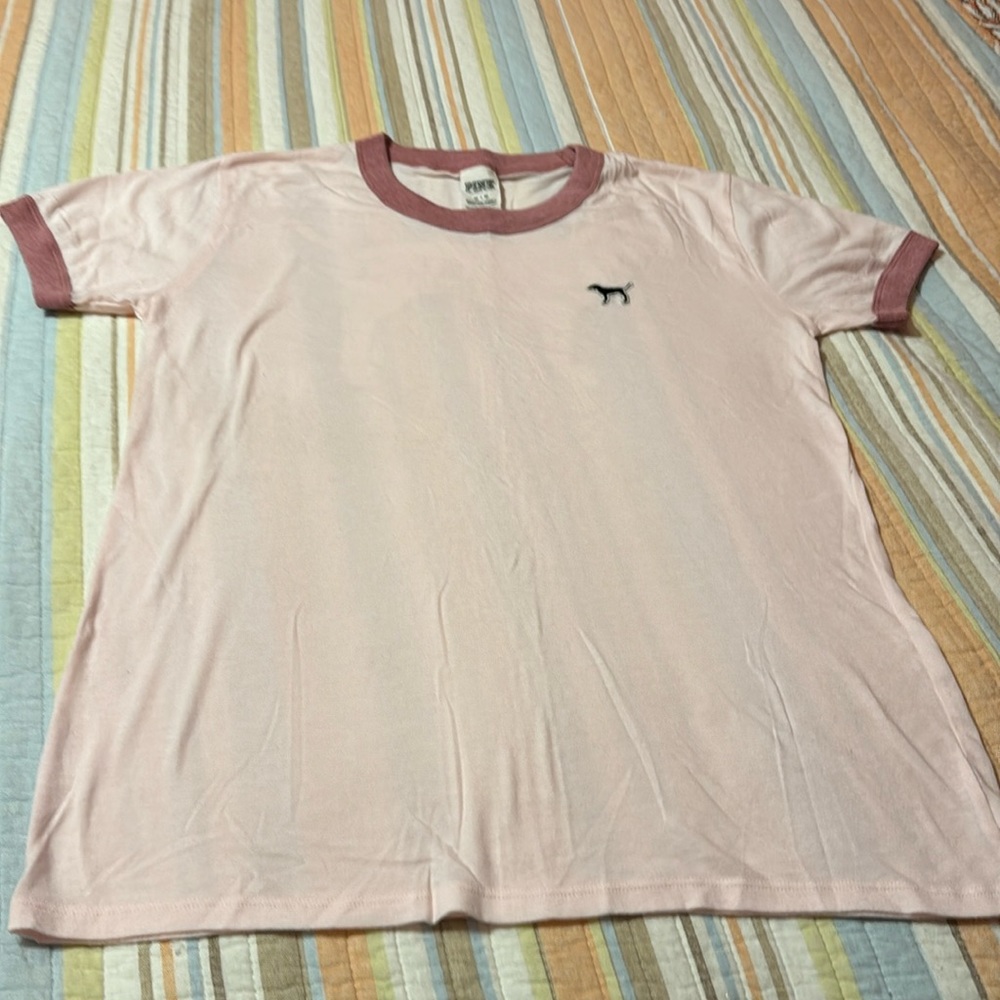 Victoria’s Secret pink short sleeve shirt